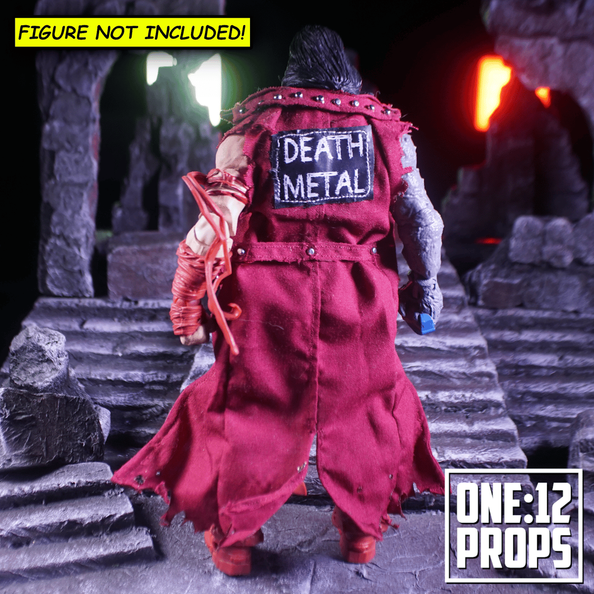 Custom Death Metal Suit for Mcfarlane Superman | one12props